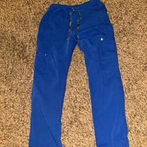 Figs Scrubs Pants Cargo Blue Women’s Sz Medium